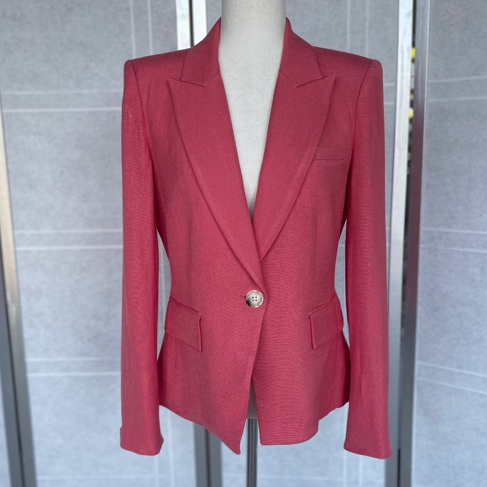 Veronica Beard Melon Danielle Dickey Jacket Sz 4 - image 1
